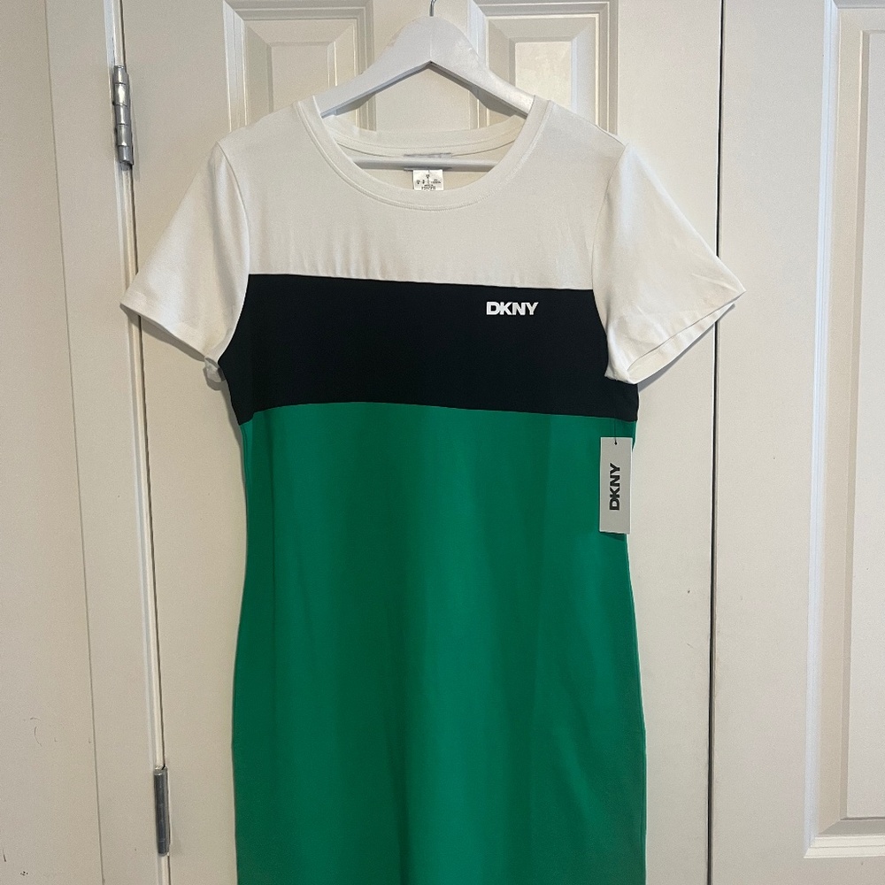 DKNY Tri-Color Tennis Dress